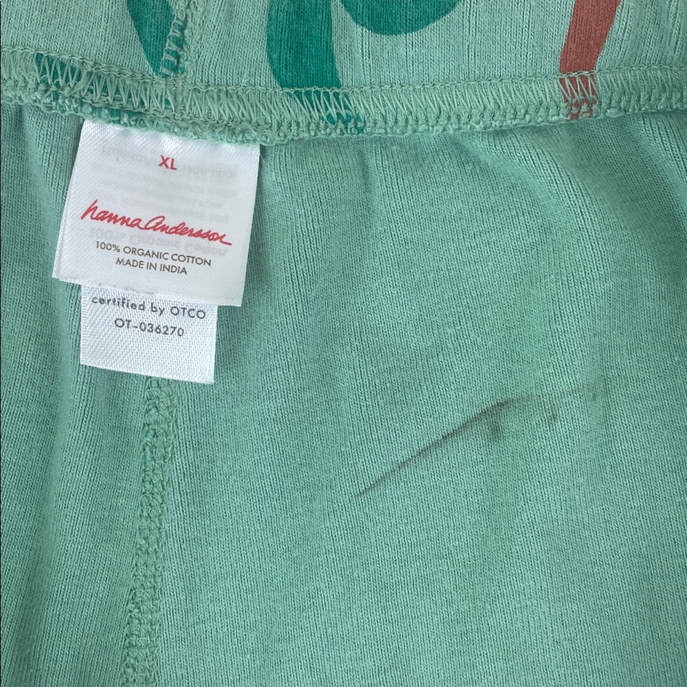 Hanna Andersson Palm Tree Pajama Shorts & Matching Tank Top - Picture 5 of 8